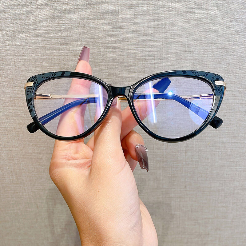 Craigie Cat Eye Schwarze Brille