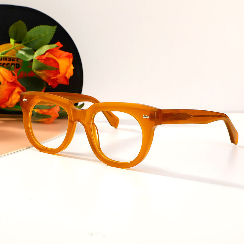 Lunettes de Vue Cornell Carré Orange