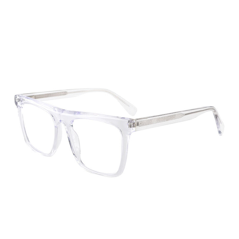 Deep Insight Square Transparent Glasses
