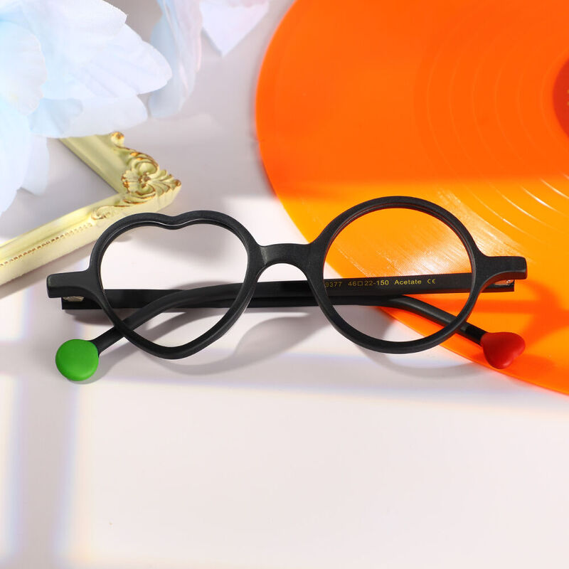 Jeremy Runde Schwarze Brille