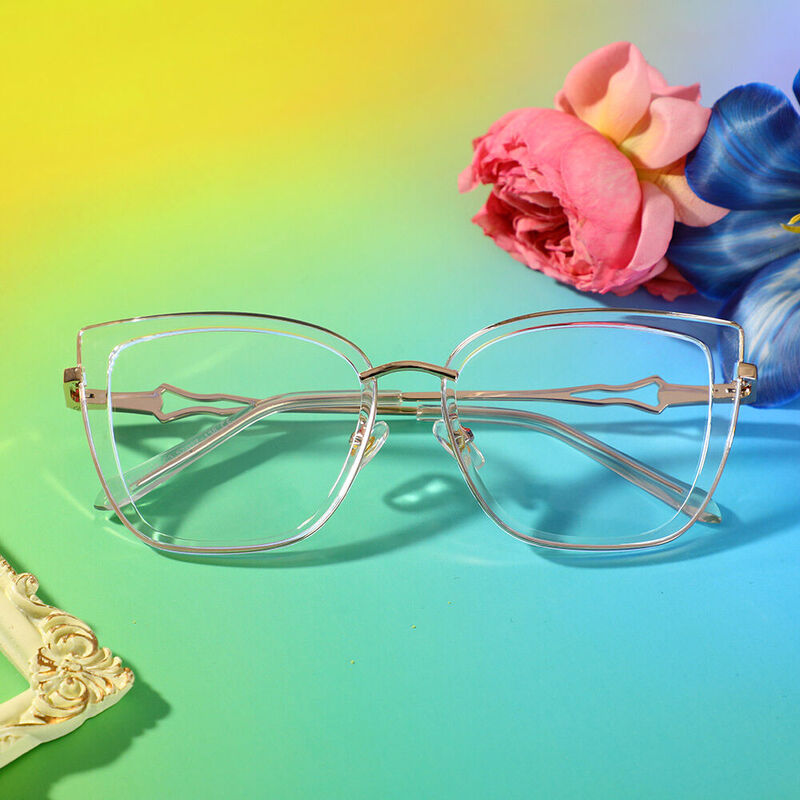 Henry Cat Eye Clear Glasses