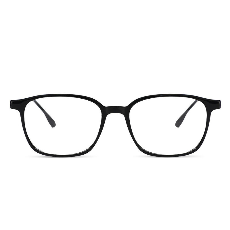 Dick Rectangle Black Glasses