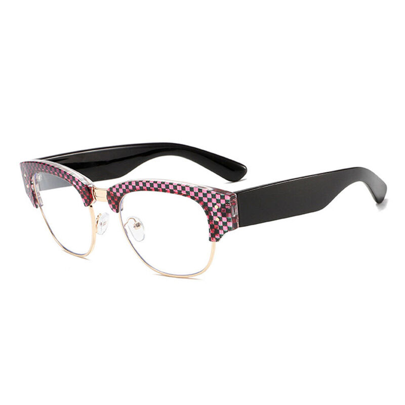 Samson Browline Purple Glasses