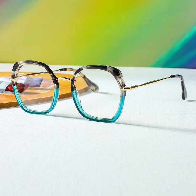 Occhiali da Vista Cedric Poligono Verde