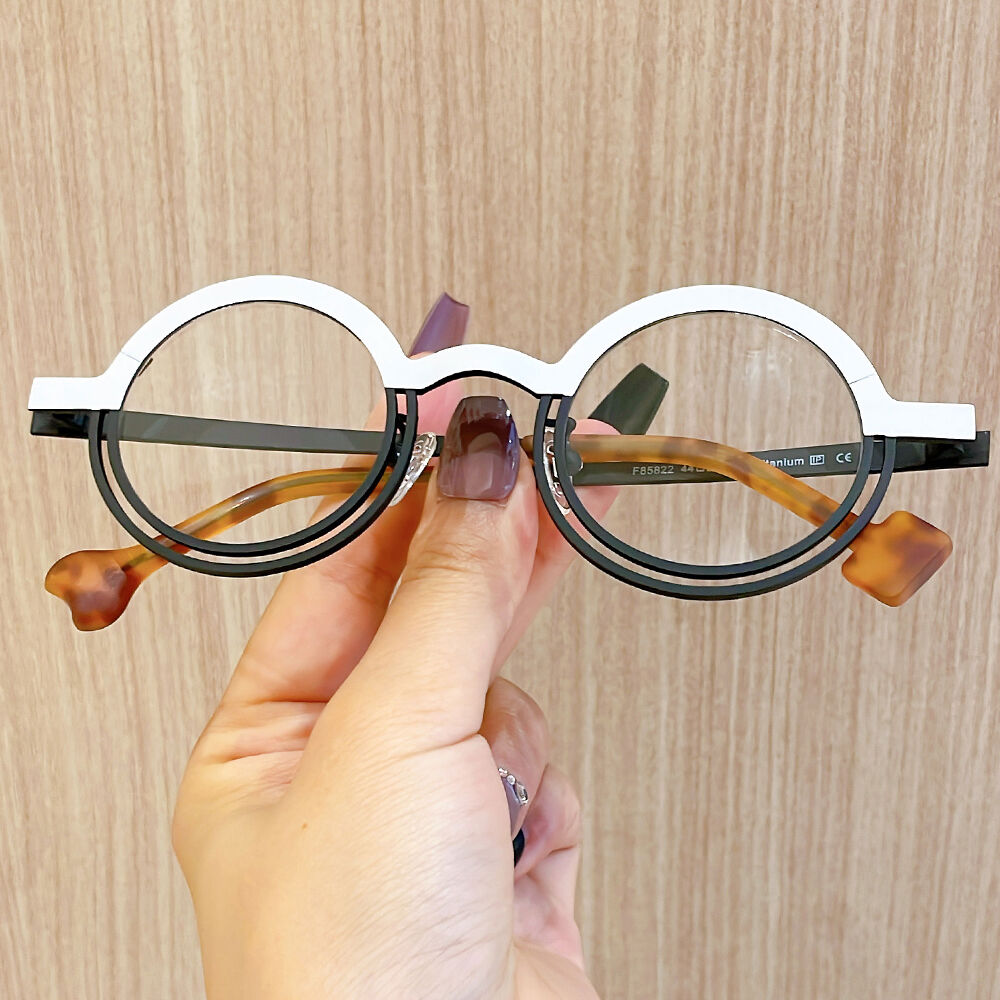 Lunettes de Vue Charle Ronde Blanche