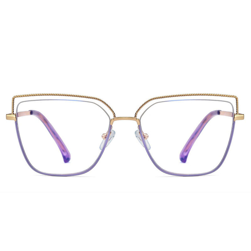 Adila Cat Eye Purple Glasses