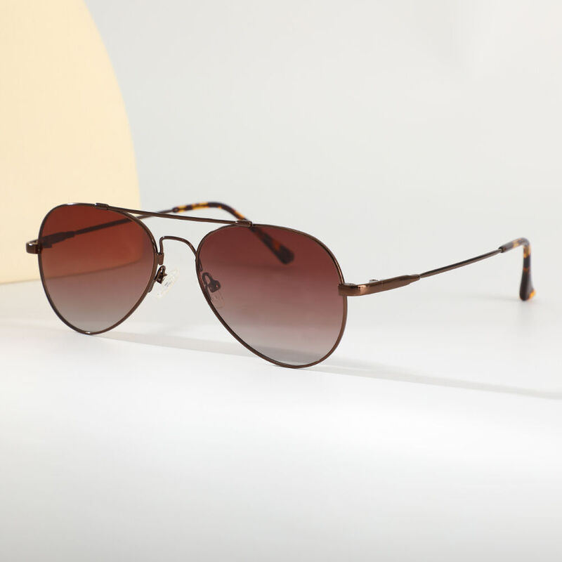 Harper Aviator Red Sunglasses