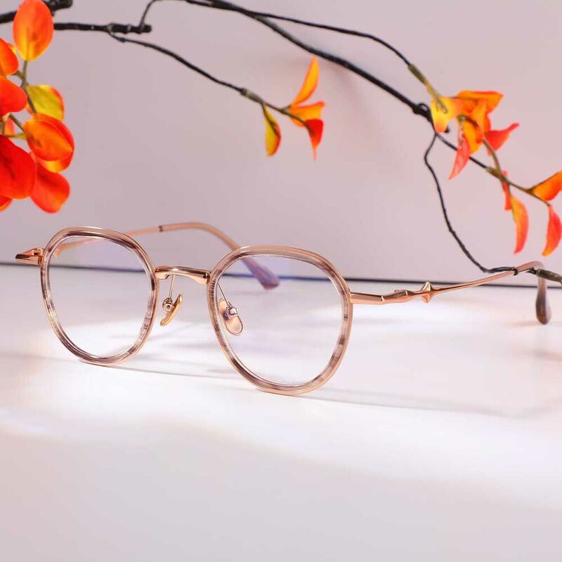 Gafas Graduadass Redondas Marrones Heloise