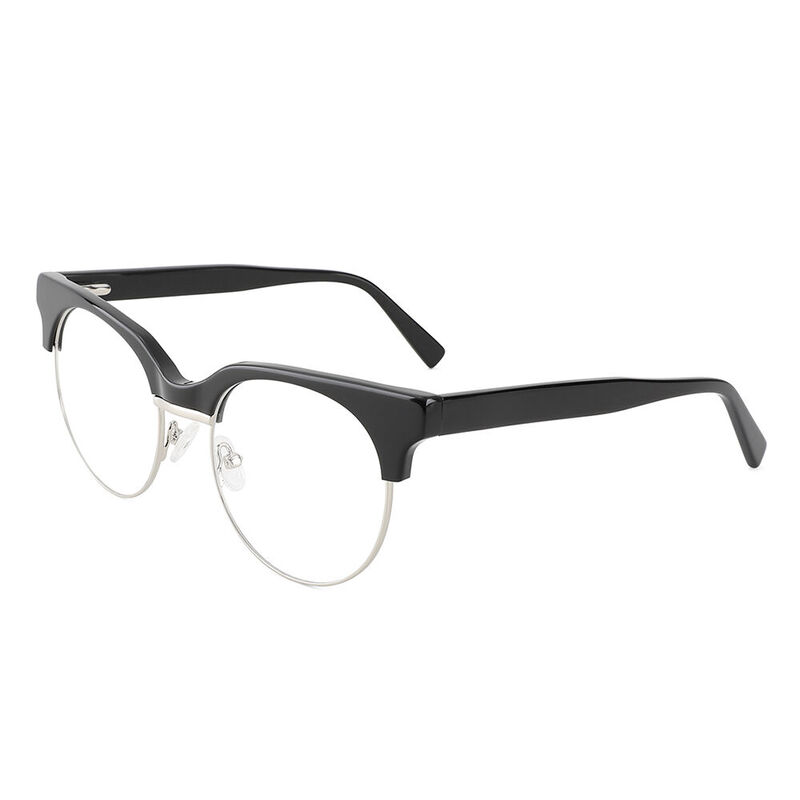Boulder Browline Black Glasses