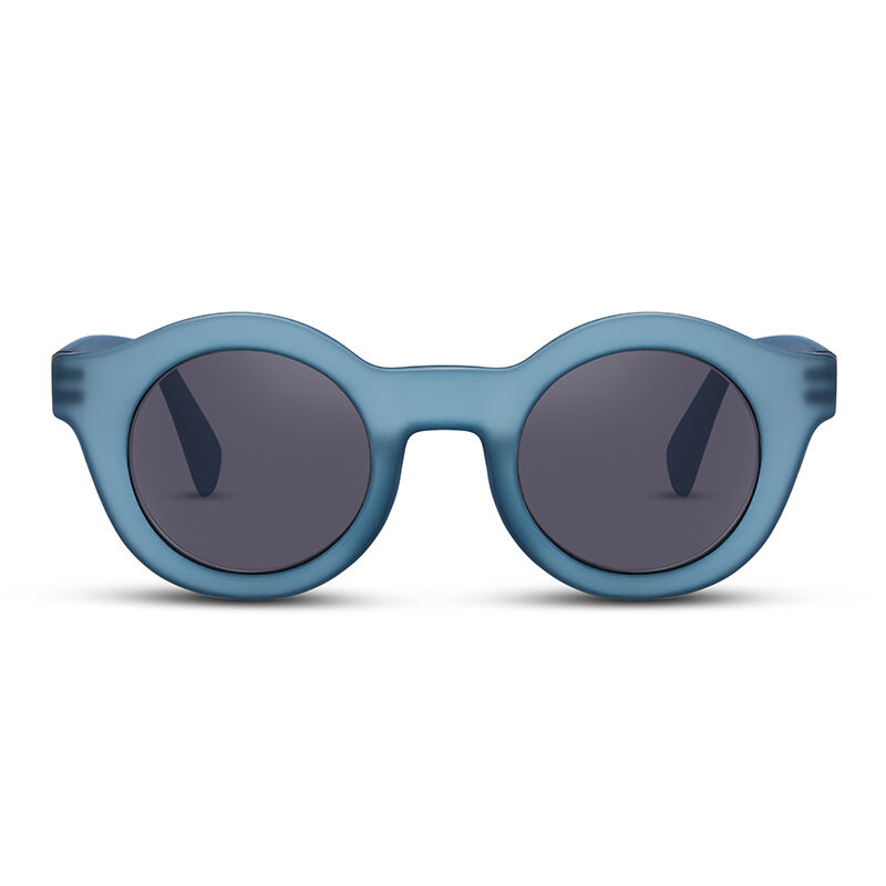 Candy Sweet Round Blue/Grey Sunglasses