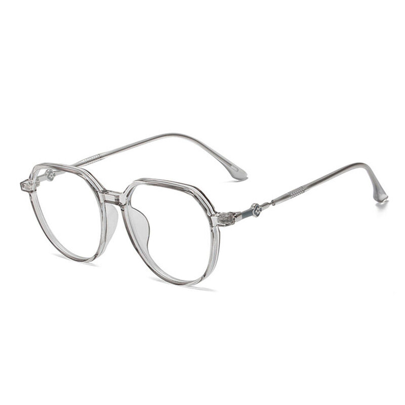 Gemmy Geometric Gray Glasses