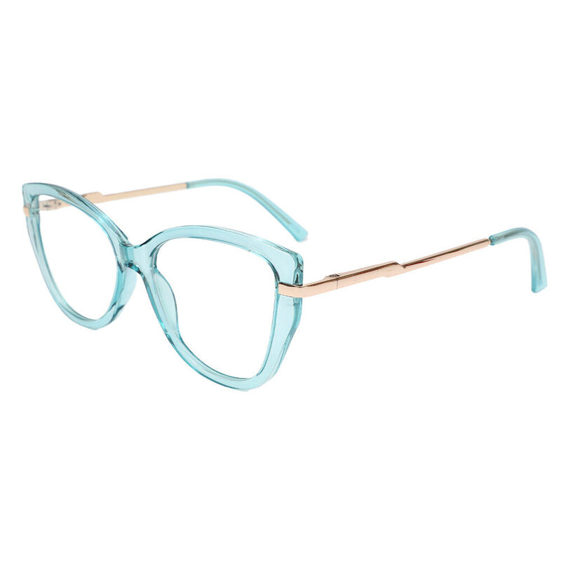 Isa Cat Eye Blue Glasses