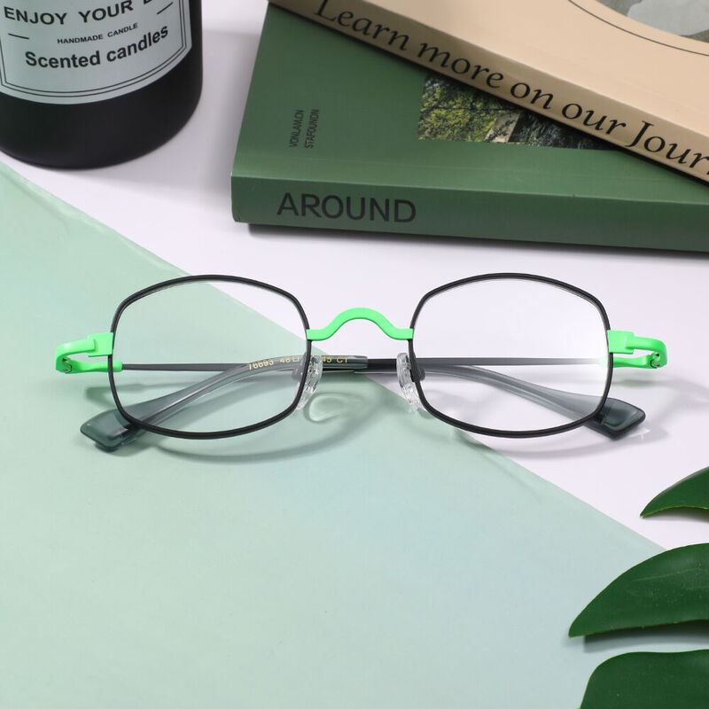 Octave Square Black Glasses