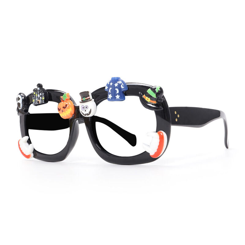 Erika Square Black Glasses