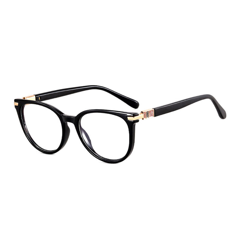 Barrie Round Black Glasses