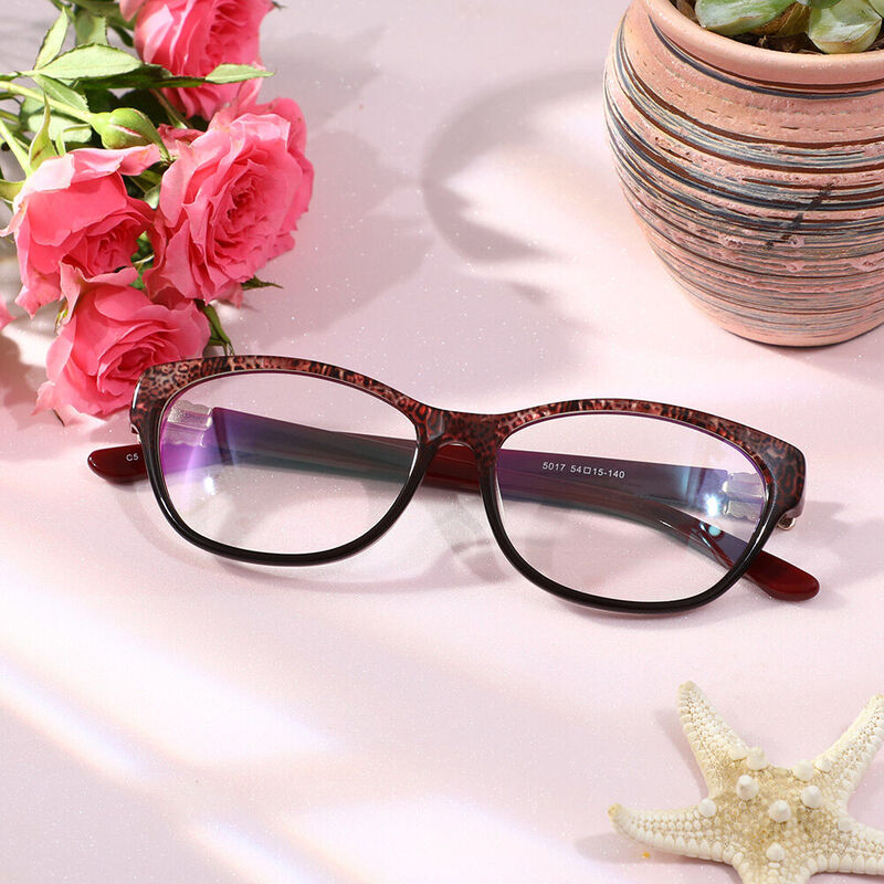 Wollast Rectangle Brown Glasses