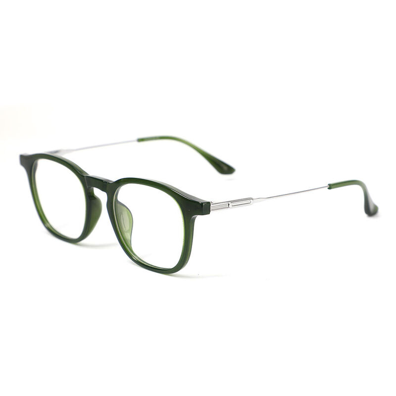 Thomson Square Green Glasses