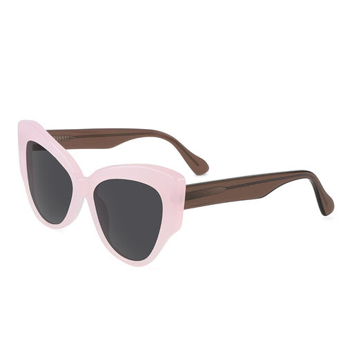 Pioneer Cat Eye Pink/Brown Sunglasses