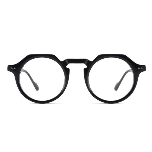 Woolf Round Black Glasses - Aoolia.com