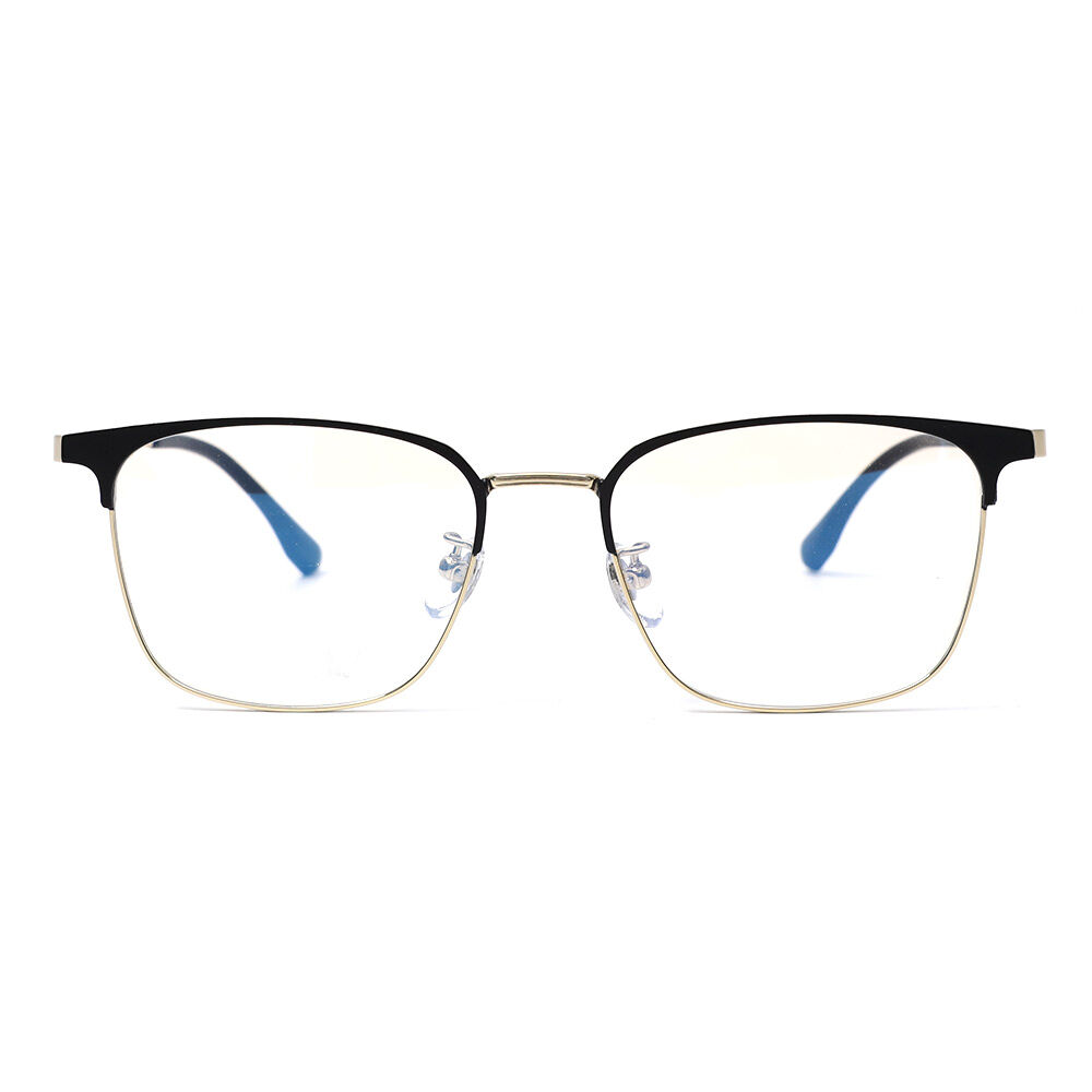 Roseme Browline Black Gold Glasses