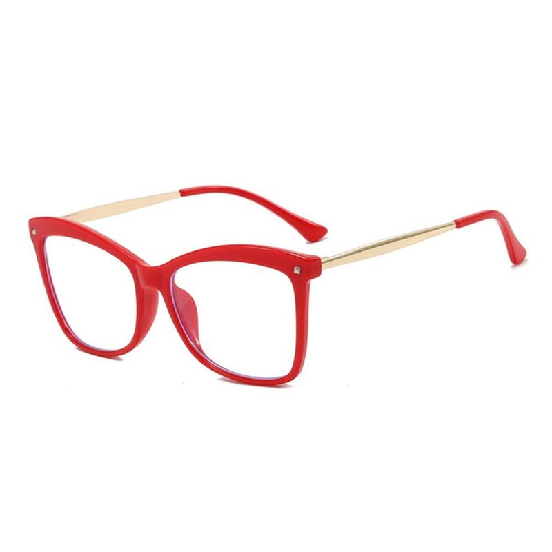 Adaire Cat Eye Red Glasses