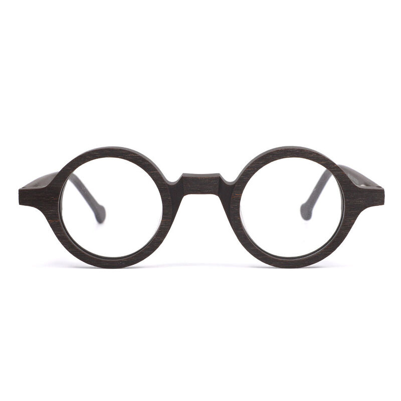 Quina Round Gray Glasses