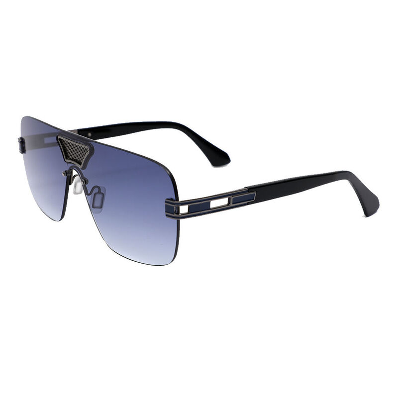 Mccollum Aviator Blue Sunglasses