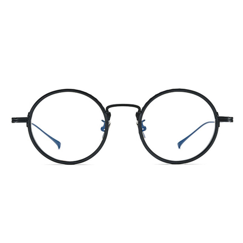 Jacob Round Black Glasses - Aoolia.com