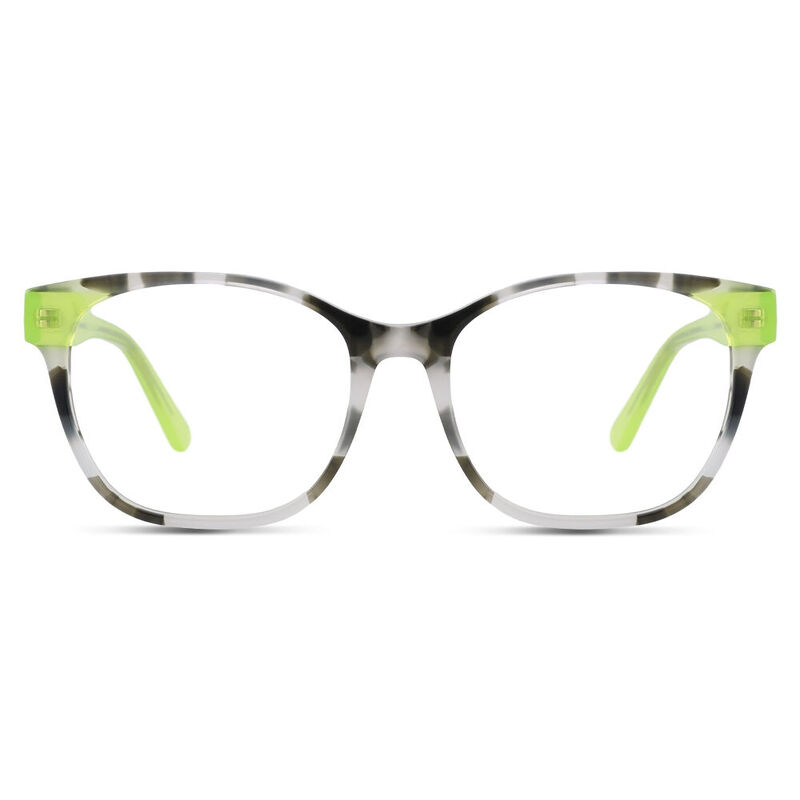 Bruno Square Green Tortoise Glasses