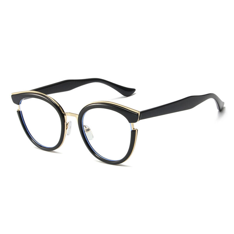Harte Cat Eye Black Glasses