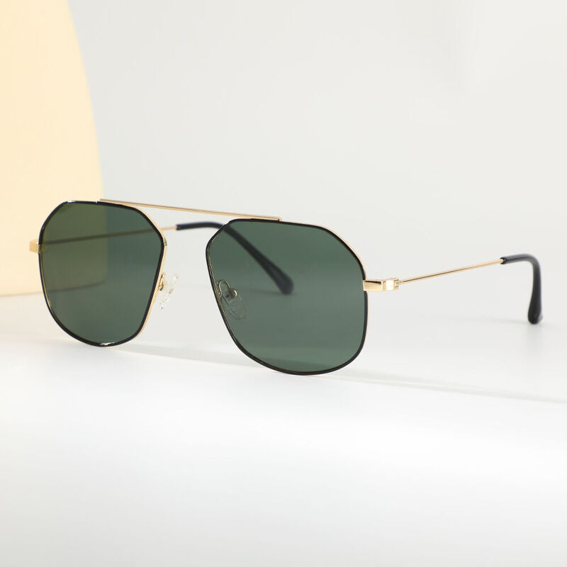 Taylor Aviator Gold Sunglasses