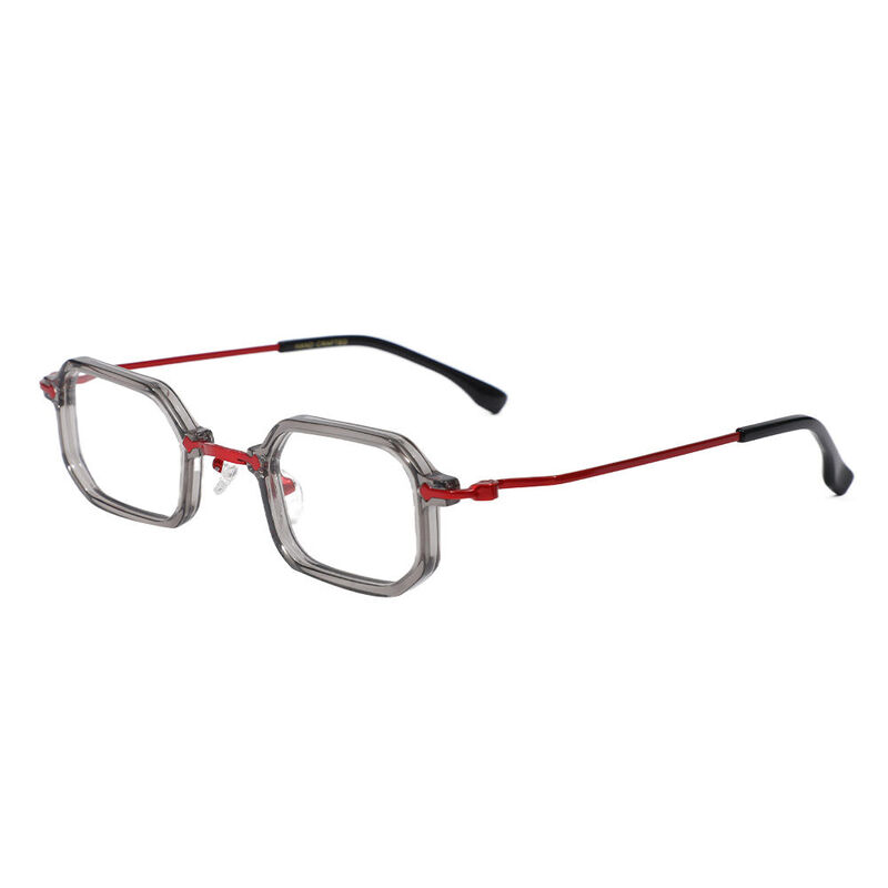 Abel Rectangle Gray Glasses