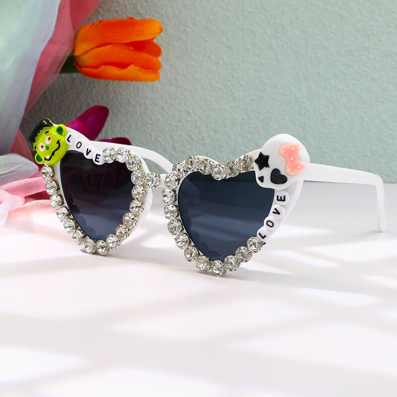 Lunettes de Vue Cedriea Cœur Vert Monstre
