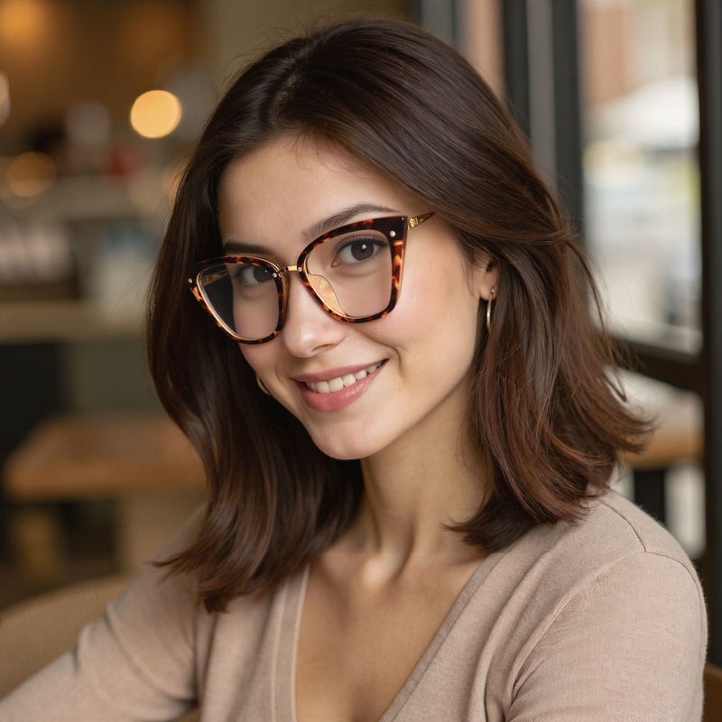 Daphne Cat Eye Schildkröte Brille