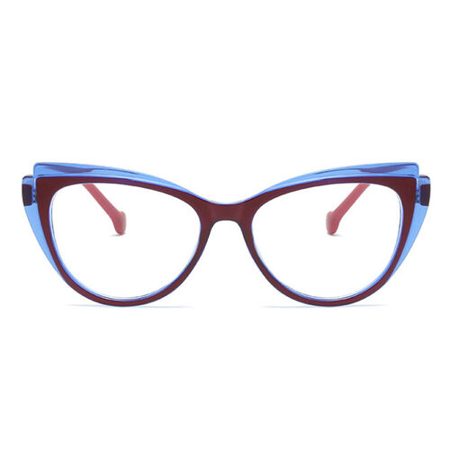 April Cat Eye Red Glasses - Aoolia.com