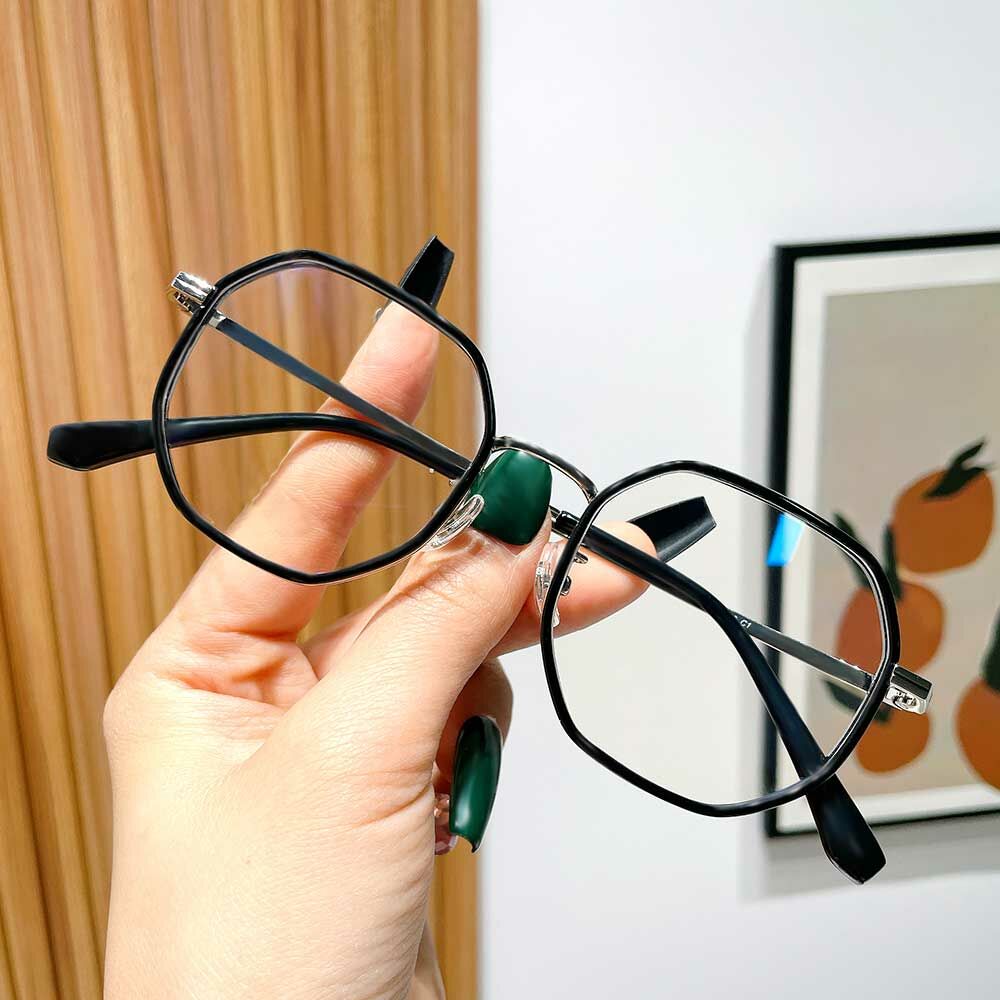 Christ Geometrisch Schwarz Brille