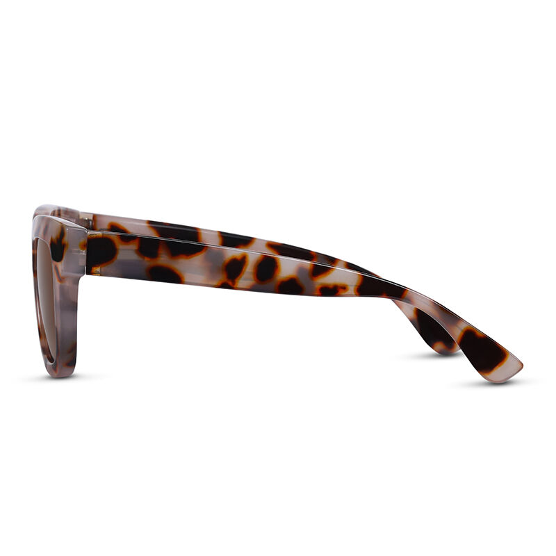 Cruiser Quadratische Light Schildkröte/Braune Sonnenbrille