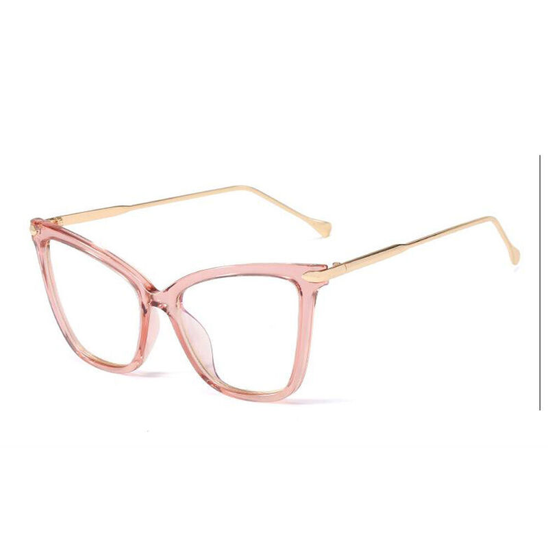 Carole Cat Eye Pink Glasses