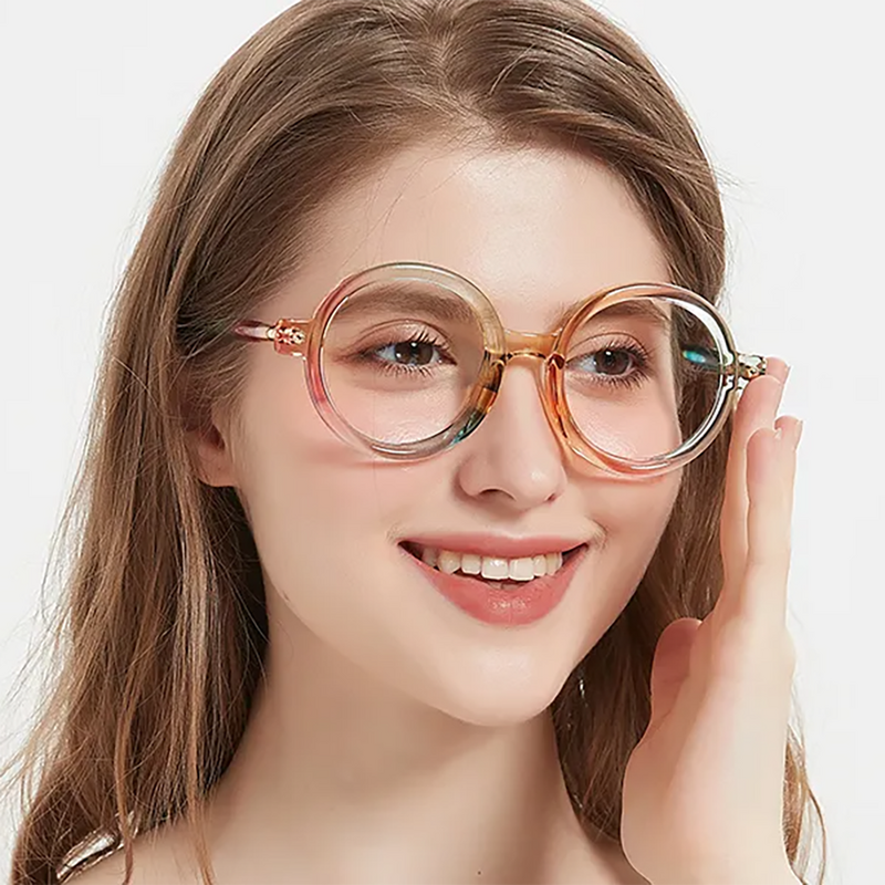 Ice Cream Round Multicolor Glasses