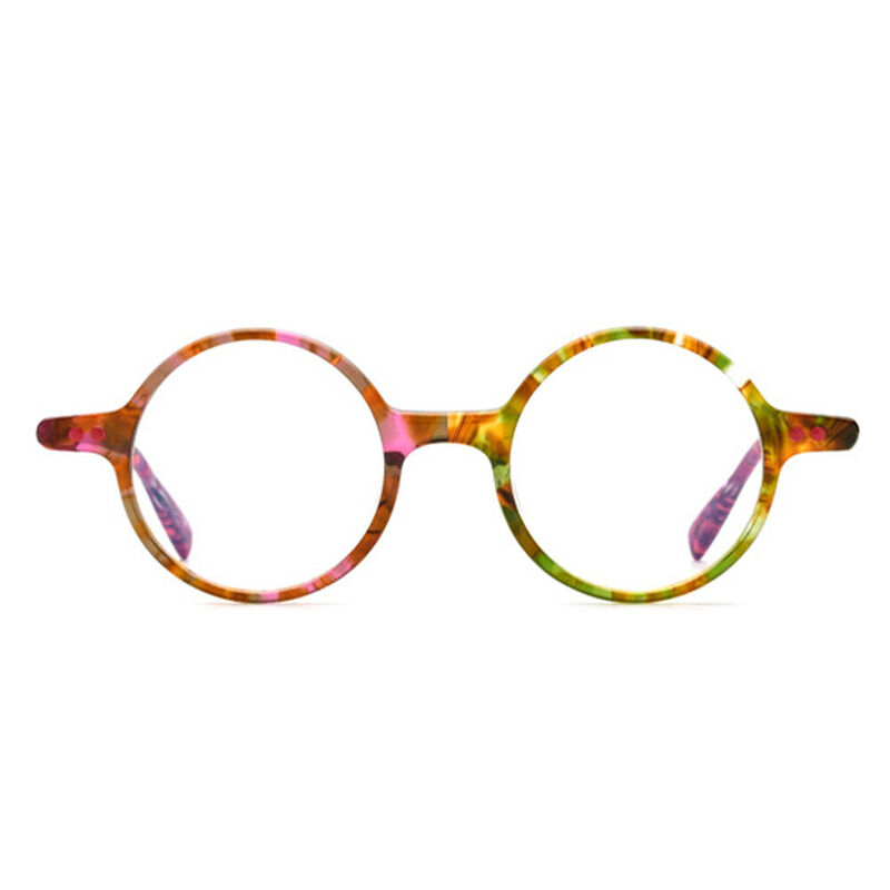 Jenn Round Multicolor Glasses
