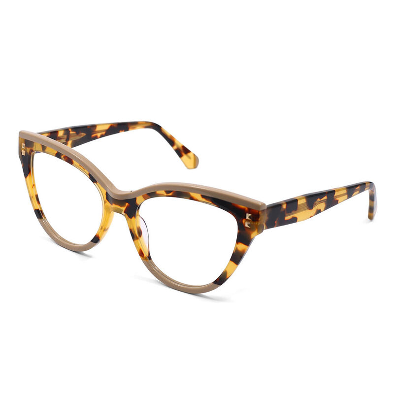 Hannah Cat Eye Tortoise Glasses