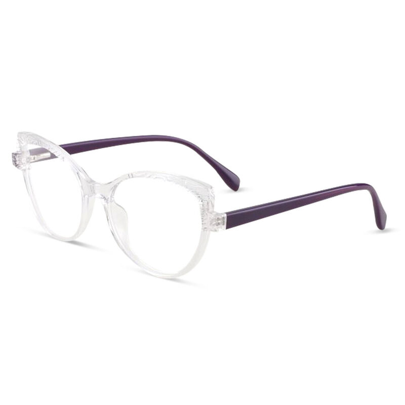 Gaskell Cat Eye Clear Glasses