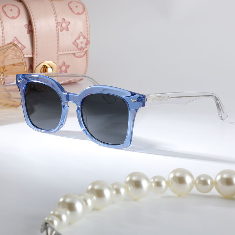 Nelly Butterfly Blue Sunglasses