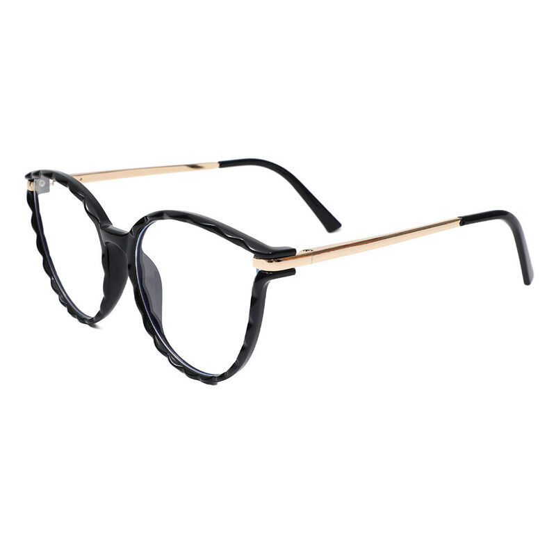 Sabr Round Black Glasses