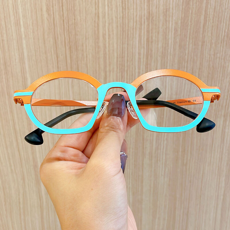Lunettes de Vue Bartholom Ovale Orange