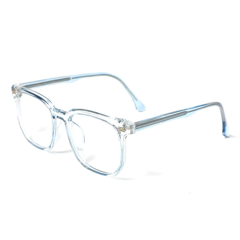 Martha Square Blue Glasses