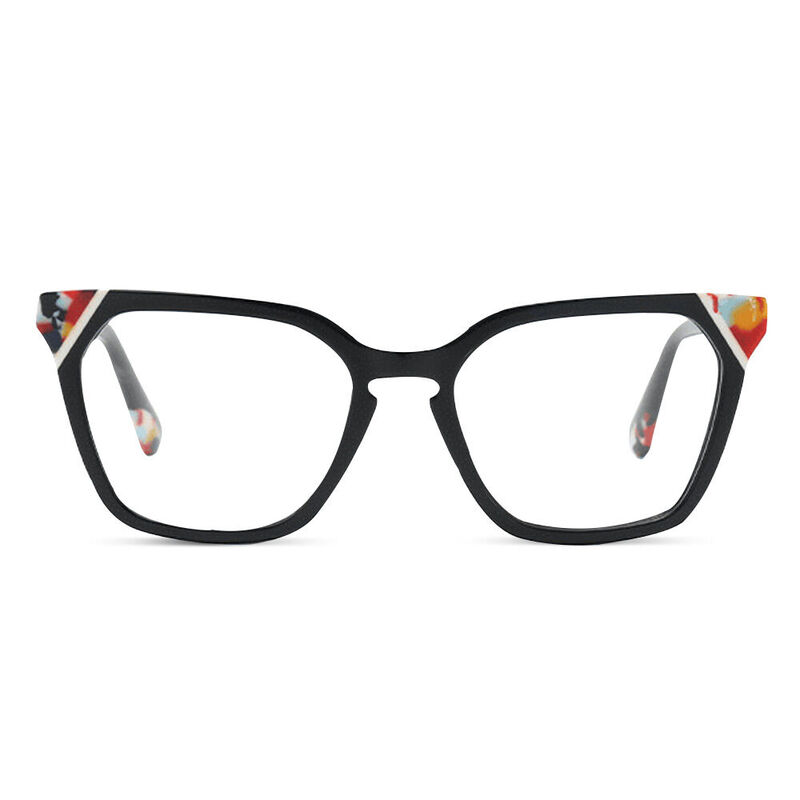 Gafas Graduadas Cuadradas Negras Kama