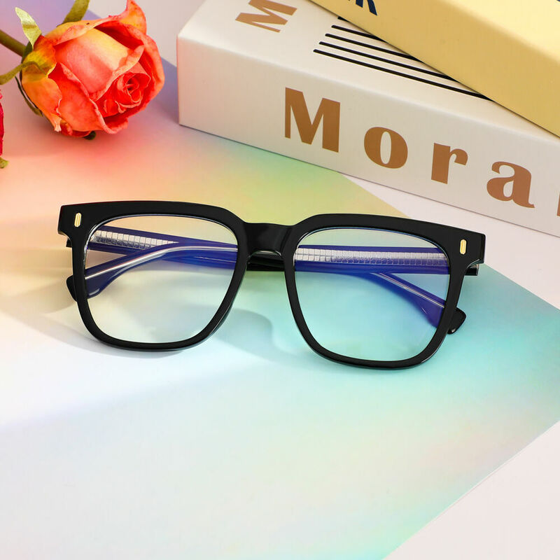 Griffith Square Black Glasses