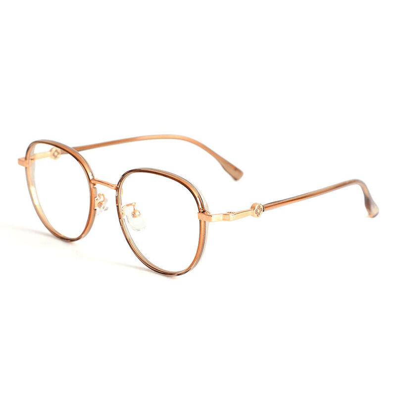 Meredith Square Brown Glasses