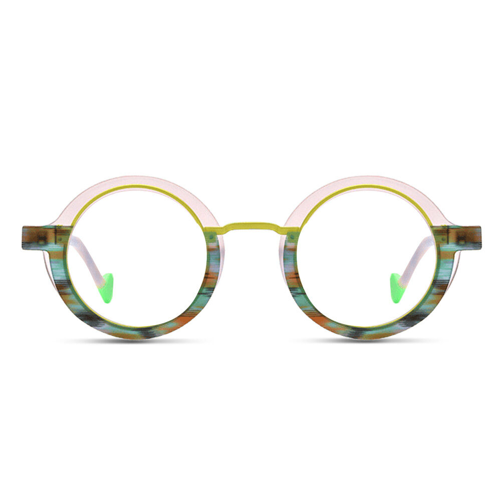 Eugen Runde Rosa Brille